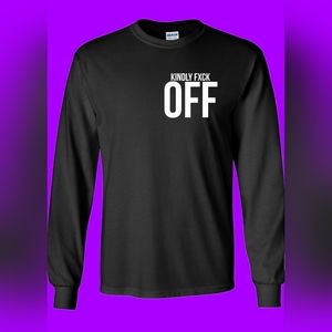 Black Long Sleeve Shirt Graphic Tee